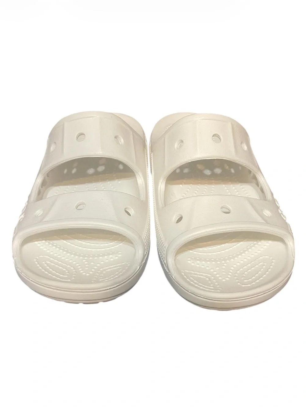 Crocs Adult Baya Sandals, Winter White, Men's 8 Women's 10